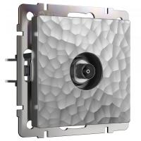 W1283006/ ТВ-розетка оконечная (hammer серебряный)