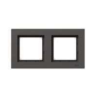 2 - местная рамка, IP44, мокко, пластик Эпика EKF