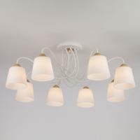 Потолочная люстра со стеклянными плафонами 70062/8 белый