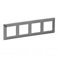 Legrand Valena LIFE Сталь Рамка 4-ая
