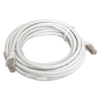 Патч-корд TERACOM CS Cat.6A экранированный S/FTP оболочка LSZH белый (5,0м)