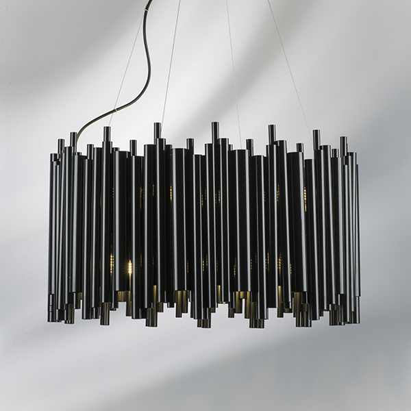 816107 Люстра SAVONA 10х40W G9 ЧЕРНЫЙ