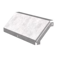 Угол вертикальный внешний 90 градусов с крышкой Стандарт 600х50 Промрукав