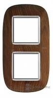 BT Axolute Орех Рамка 2+2 мод эллипс