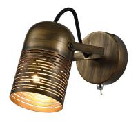 Светильник настенно-потолочный спот Rivoli Lamia 7062-701 1 х Е27 40 Вт поворотный модерн с выключателем