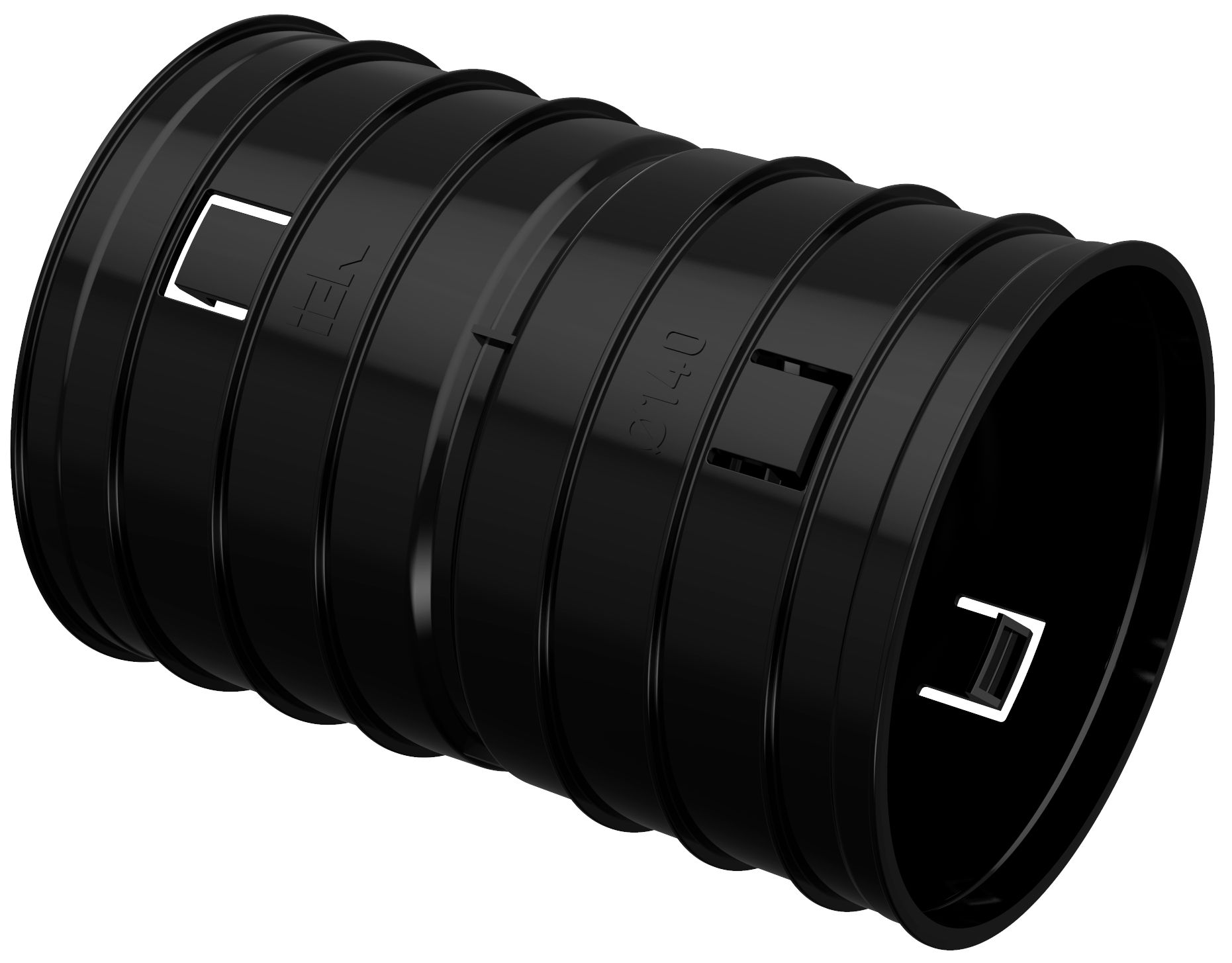 Муфта соединительная для двустенной трубы d=140мм IEK