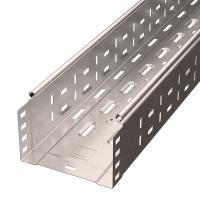 Лоток перфорированный Стандарт INOX (AISI 409) 150х100х3000 (0,7 мм) (6 м/уп) Промрукав