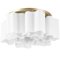 802073 Люстра NUBI 7х40W E27 ШАМПАНЬ/БЕЛЫЙ