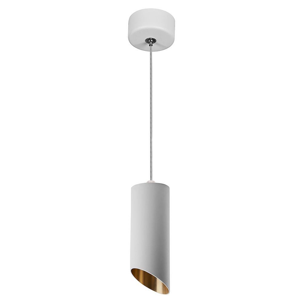 Светильник потолочный Feron ML1818 на подвесе MR16 35W 230V, белый, золото 55*125 FERON ML1818
