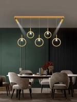 LVK 3002/5+2 GD подвес LED L100H140W8 120W 2хGU10х5W 2500-6000K 3 режм.св