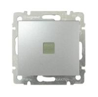 Legrand Valena Алюминий Переключатель 1-клавишный с подсветкой