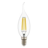 933602 Лампа LED FILAMENT 220V CA35 E14 6W=65W 400-430LM 360G CL 3000K 30000H