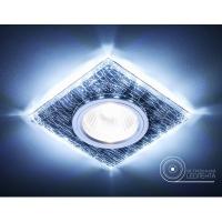 S227 BK/CH/C черный/серебро/MR16+3W(LED COLD)