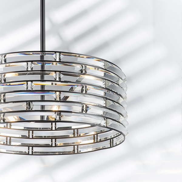 746068 Люстра AMERIGO 6х40W E14 УМБРА ПРОЗРАЧНЫЙ