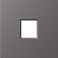 Накладка 1-я для розеток RJ45,TV,SAT, матовый титан, серия A07