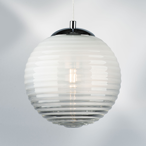 804101 Подвес DISSIMO 1х40W E27 ХРОМ/БЕЛЫЙ