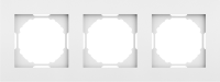 Рамка 3-я, матовый белый, серия A07