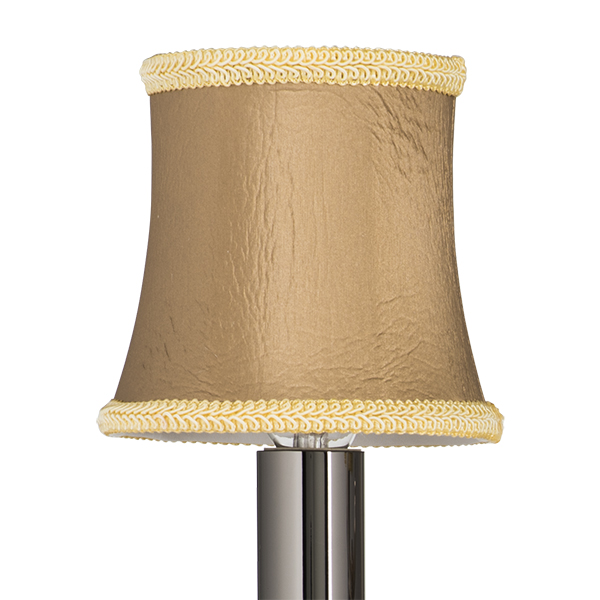 715627 Бра NATIVO 2x40W E14 КОНЬЯК/ЧЕРНЫЙ ХРОМ/БЕЖЕВЫЙ