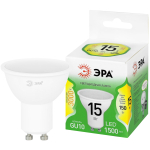 LED MR16-15W-830-GU10 GL  Лампа светодиодная ЭРА GREEN LINE LED MR16-15W-830-GU10 GL 15Вт софит теплый свет GU10