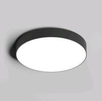 DK2851-BK Накладной светильник TAB 36 Вт, LED LED 3000K/4000K/6500K, IP 20, d212mm, черный, алюминий/акрил