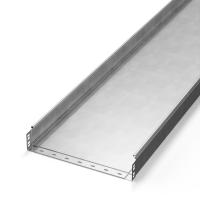 Лоток неперфорированный Стандарт INOX (AISI 304) 400х80х3000 (1,0 мм) (3 м/уп) Промрукав