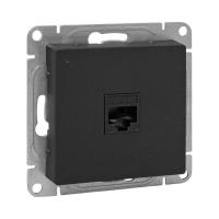 Механизм розетки RJ11, чёрный Эпика EKF