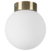 812011 Люстра GLOBO 1х40W E14 antique bronze/white