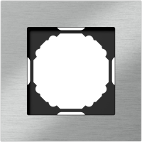 Рамка 1-я, Natural серебристый алюминий, серия A07