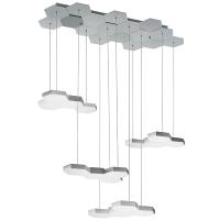 750262 Люстра подвесная FAVO LED-80W 3840LM Silver 3000K