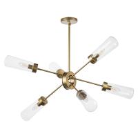690063 Люстра CROTONE 6х40W E14 ШАМПАНЬ/ПРОЗРАЧНЫЙ