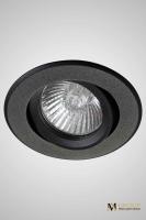 Поворотный встраиваемый точечный светильник AM Group AM04 BK