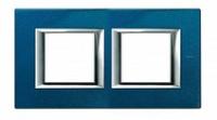 BT Axolute Сапфир Рамка 2+2 мод прямоугольная (надпись горизонтально)
