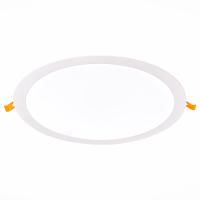 ST209.548.24 Св-к встр. Белый LED 1*24W 4000K 1 848Lm Ra80 110° IP20 D300xH8 90-265V Встраиваемые светильники