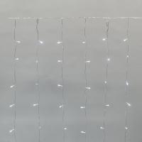 Гирлянда Дождь светодиодный 2х1,5м, эффект мерцания, прозрачный провод, IP44, 230В, диоды БЕЛЫЕ, 150LED NEON-NIGHT
