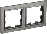 BRITE Рамка 2-местная РУ-2-БрШ шампань IEK