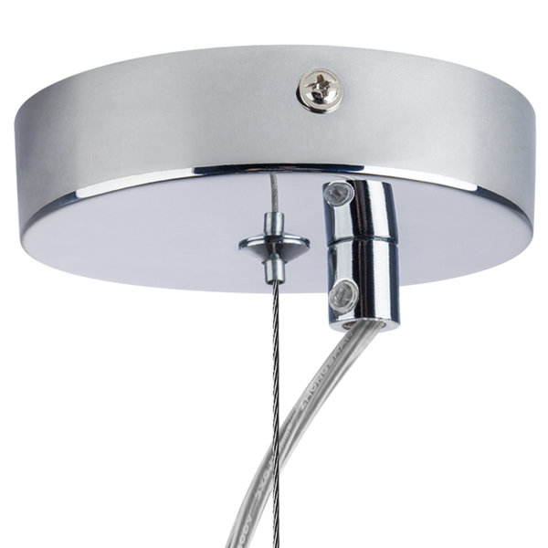 722014 Люстра LIMPIO 1х40W E27 ХРОМ/ПРОЗРАЧНЫЙ