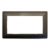 Рамка  2-местная (без перемычки),  пластик, STEKKER, PFR00-7012-06, серия Катрин, графит