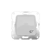 DEA Розетка 1-ая с/з с крышкой с/у 16А мех. Бел KRANZ  