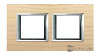 BT Axolute Ясень Рамка 2+2 мод прямоугольная (надпись горизонтально)