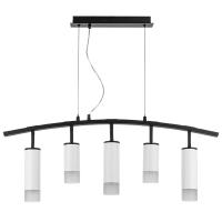 LR7353628631 Люстра RULLO 5х50W GU10 ЧЕРНЫЙ/БЕЛЫЙ (571735+214436-2+214486-3+202431-5)