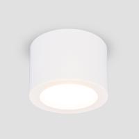 Накладной точечный светодиодный светильник DLR026 6W 4200K белый матовый