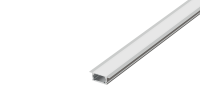 Встраиваемый алюминиевый анод. профиль, 18,4х7х2000мм. В комплекте матовый экран, 4 торцевые заглушки, 4 крепежа, алюминий