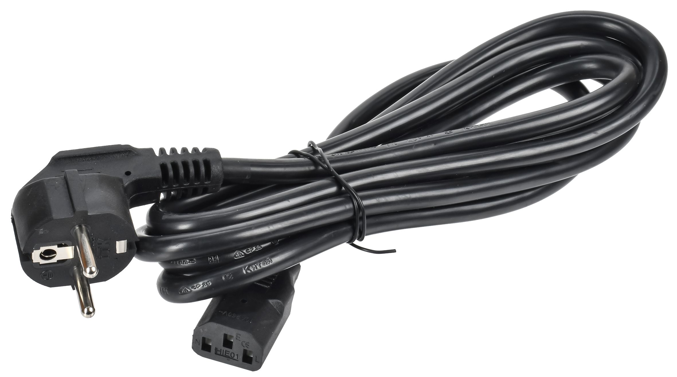 ITK Кабель электропитания PDU 3х1,5мм2 2м с разъёмами С13-DIN49441 (нем. станд.)