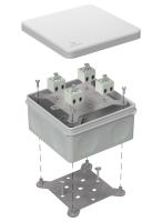 Коробка огнестойкая для о/п двухкомпонентная 60-0300-FR2.5-8 Е15-Е120 RAL7035 100х100х50 (14 шт/кор) Промрукав