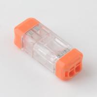 Экспресс-клемма СМК 2273-202R проходная разъемная 2 полюса 0,5-2,5мм² (50 шт/уп) REXANT