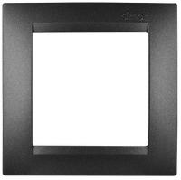 Рамка на 1 пост  графит