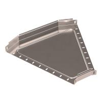 Угол горизонтальный 45 градусов Стандарт INOX (AISI 409) 500х50 Промрукав