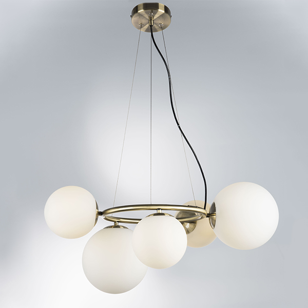 815051 Люстра GLOBO 5х40W G9 ЛАТУНЬ