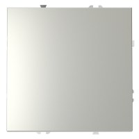 Выключатель встраиваемый VOLTUM S70 одноклавишный 10А, (сталь)