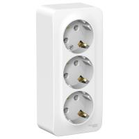 BLANCA О/У РОЗЕТКА 3-я с заземлением без шторок ИЗОЛ.ПЛ 16А, 250В, БЕЛЫЙ